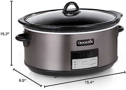 8 Quart Programmable Slow Cooker with Auto Warm - Curated Catalog P7
