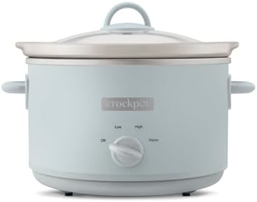 4.5 Quart Manual Slow Cooker – Macaroon Blue - Curated Catalog M0