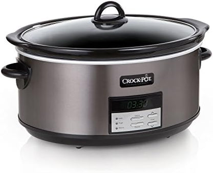 8 Quart Programmable Slow Cooker with Auto Warm - Curated Catalog P7
