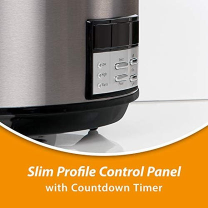 8 Quart Programmable Slow Cooker with Auto Warm - Curated Catalog P7