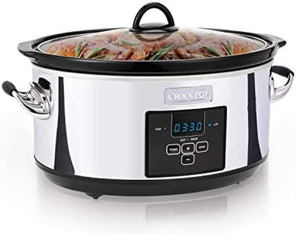 7 Quart Programmable Slow Cooker – Polished Platinum - Curated Catalog F5