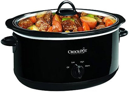 8 Quart Manual Slow Cooker – Black - Curated Catalog W3