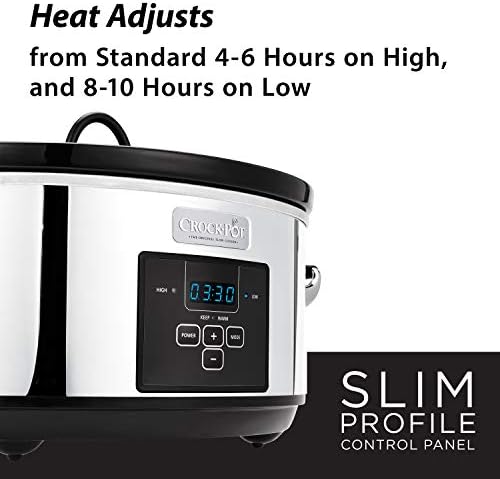 7 Quart Programmable Slow Cooker – Polished Platinum - Curated Catalog F5