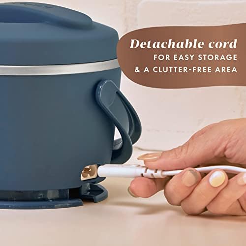 Electric Lunch Box Food Warmer 20oz – Faded Blue - Curated Catalog A6