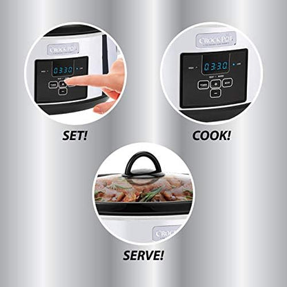 7 Quart Programmable Slow Cooker – Polished Platinum - Curated Catalog V0