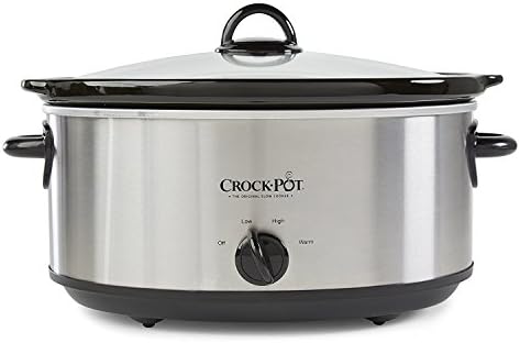 7 Quart Oval Manual Slow Cooker – Stainless Steel - Curated Catalog Q0