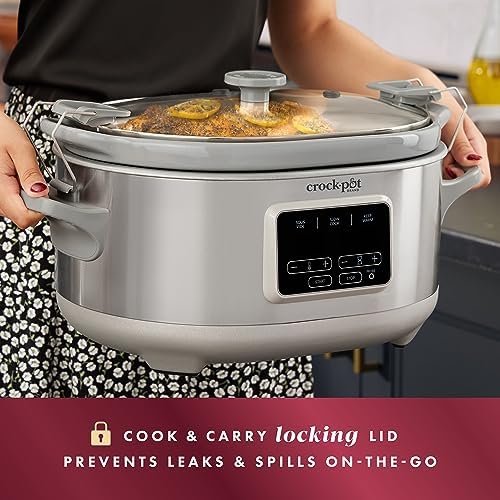 7 Quart Programmable Cook & Carry Slow Cooker - Curated Catalog J1