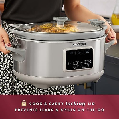 7 Quart Programmable Cook & Carry Slow Cooker - Curated Catalog J1