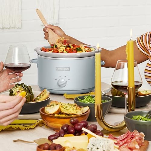 4.5 Quart Manual Slow Cooker – Macaroon Blue - Curated Catalog M0