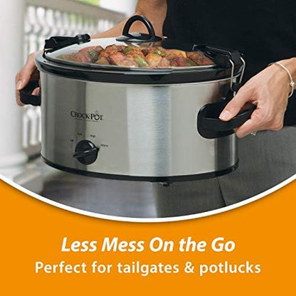 Cook & Carry 6 Quart Portable Slow Cooker - Curated Catalog U5
