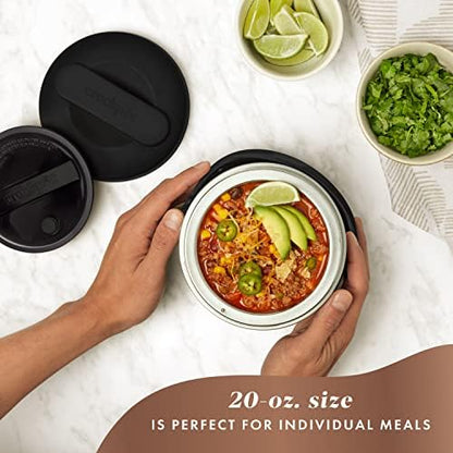 Electric Lunch Box Food Warmer 20oz – Black - Curated Catalog S9