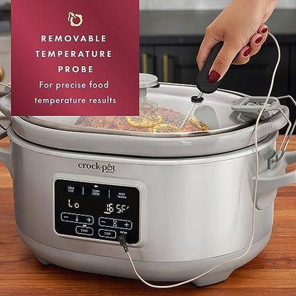 7 Quart Programmable Cook & Carry Slow Cooker - Curated Catalog J1