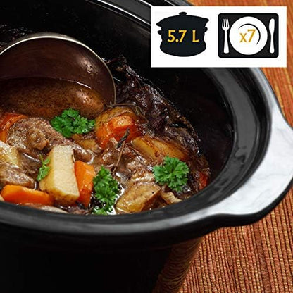 Cook & Carry 6 Quart Portable Slow Cooker - Curated Catalog U5