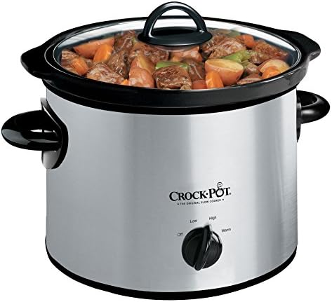 3 Quart Manual Slow Cooker – Silver - Curated Catalog Y5