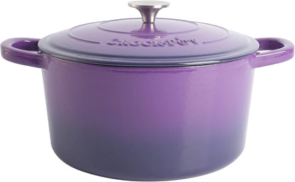 3 Quart Enameled Cast Iron Dutch Oven – Aqua - Curated Catalog E3