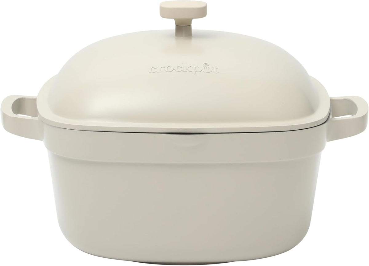3 Quart Enameled Cast Iron Dutch Oven – Aqua - Curated Catalog E3