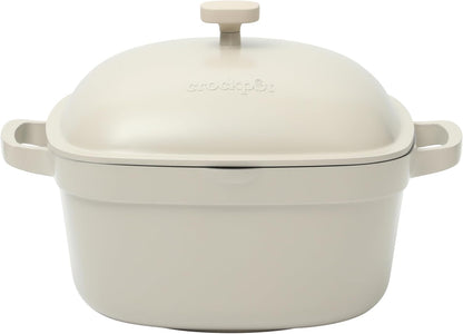 3 Quart Enameled Cast Iron Dutch Oven – Aqua - Curated Catalog E3