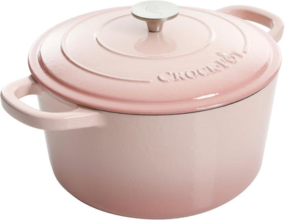 3 Quart Enameled Cast Iron Dutch Oven – Aqua - Curated Catalog E3