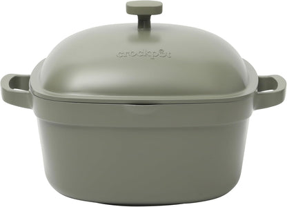 3 Quart Enameled Cast Iron Dutch Oven – Aqua - Curated Catalog E3