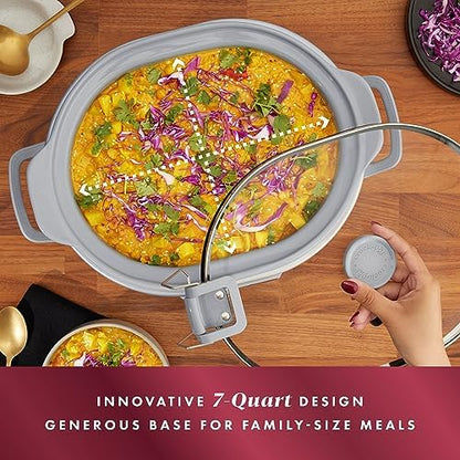 7 Quart Programmable Cook & Carry Slow Cooker - Curated Catalog J1
