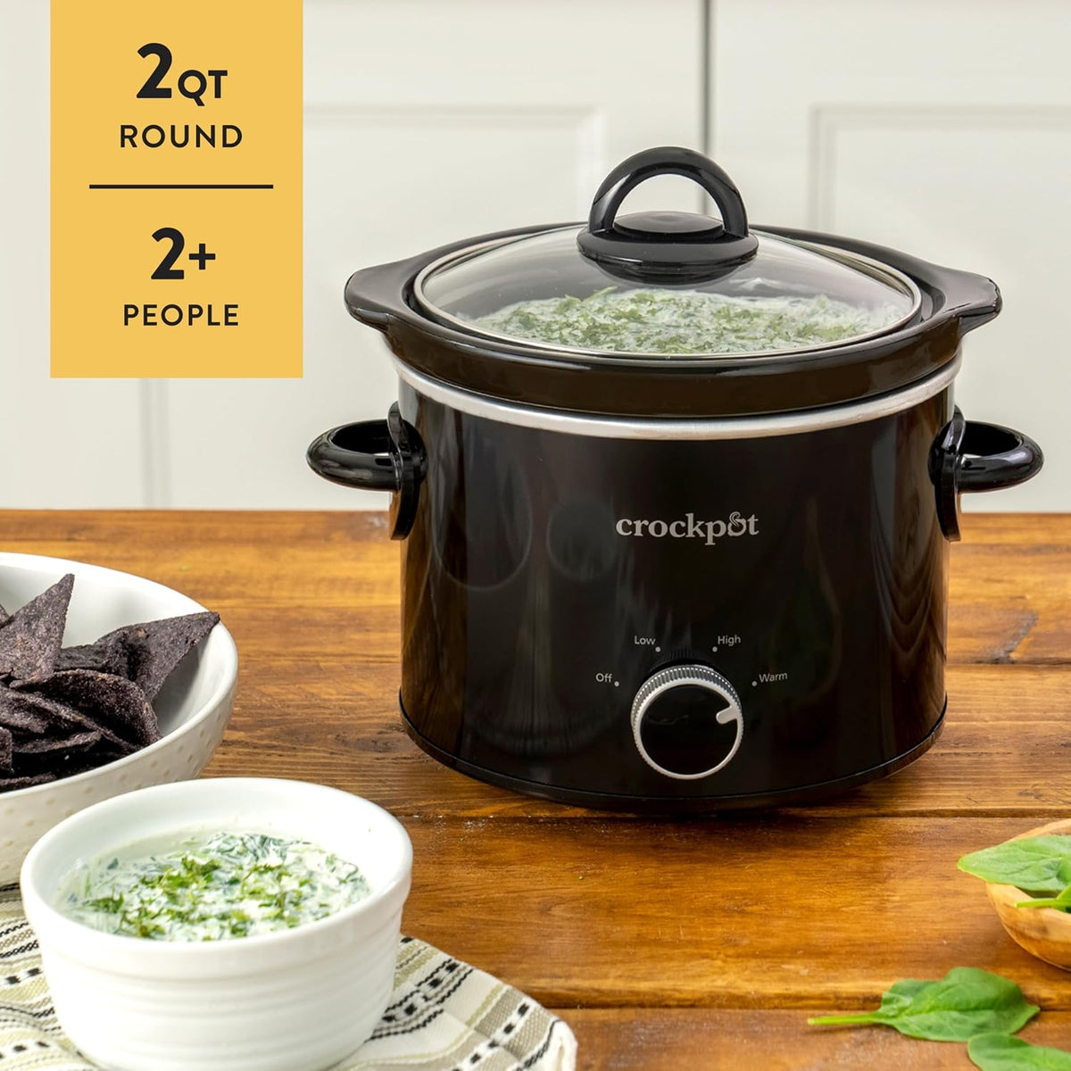 2 Quart Mini Slow Cooker – Classic Compact Cooker - Curated Catalog D2